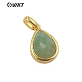 Gemstone Pendant for Birthday Party, Gold-Plated Lady INS Necklace