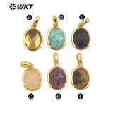 Gemstone Lady Pendant for Summer Parties