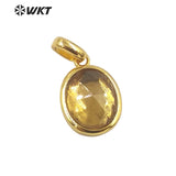 Gemstone Lady Pendant for Summer Parties