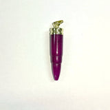 Natural Gemstone Gold-Plate Pendant for Parties