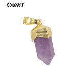 Multi-Color Gemstone Pendant Necklace