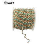 2mm Tiny Spacer Beads Chain for Women Jewelry Making