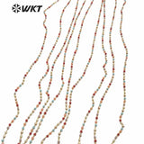 2mm Tiny Spacer Beads Chain for Women Jewelry Making