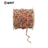 2mm Tiny Spacer Beads Chain for Women Jewelry Making