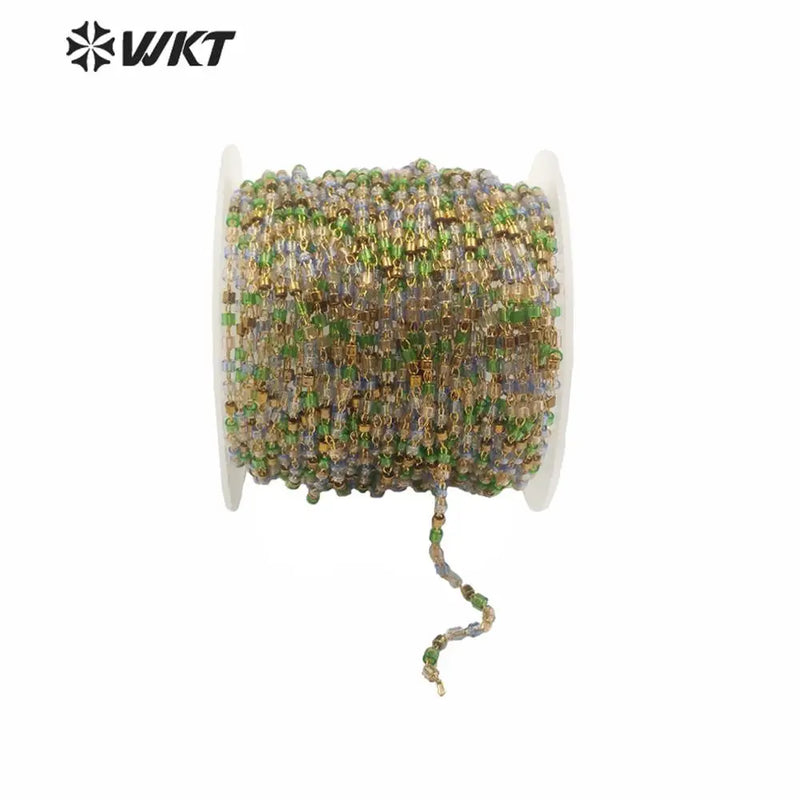 Wholesale 2mm Spacer Beads Chain for Necklace Making