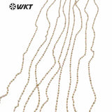 Wholesale 2mm Spacer Beads Chain for Necklace Making