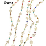 Crystal & Brass Gemstone Women Chains for Wedding