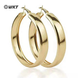 Stainless Steel Big Circle Earrings