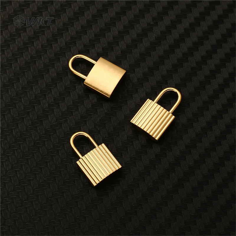 Stainless Steel Line Lock Necklace Bracelet Pendant DIY Jewelry