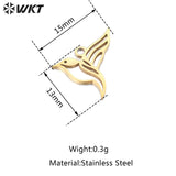 Peace Bird Pendant Stainless Steel Party Jewelry Accessory