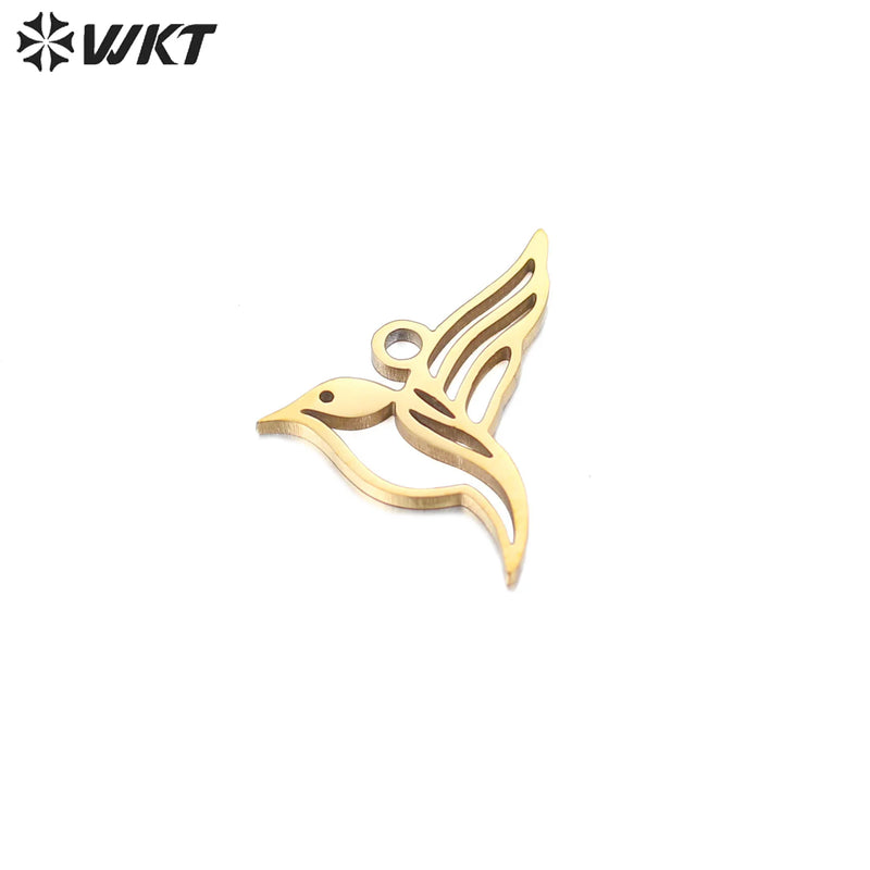 Peace Bird Pendant Stainless Steel Party Jewelry Accessory
