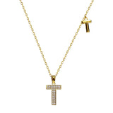 925 Silver Letter T Initial Necklace for Women Mini Pendant Chokers