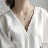 925 Sterling Silver Rose Layering Necklaces for Women