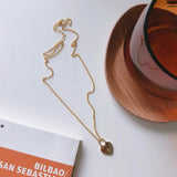 925 Silver Small Heart Pendant Necklaces Lock Chokers Lover Padlock Necklace