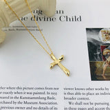 925 Sterling Sliver Small Cross Necklaces for Women
