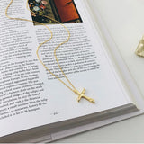 925 Sterling Sliver Small Cross Necklaces for Women