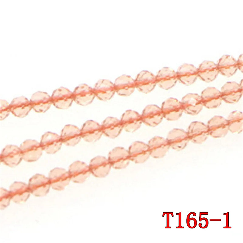 Colorful Rondelle Crystal Glass Beads DIY Jewelry Making