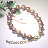 8-9mm Freshwater Pearl Bracelet for Women - Charm Bracelet Jewelry Gift