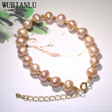 8-9mm Freshwater Pearl Bracelet for Women - Charm Bracelet Jewelry Gift