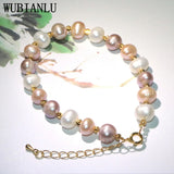 8-9mm Freshwater Pearl Bracelet for Women - Charm Bracelet Jewelry Gift