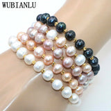 8-9mm Freshwater Pearl Bracelet for Women - Charm Bracelet Jewelry Gift