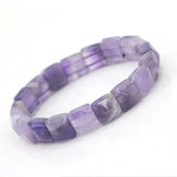 Natural Powder Crystal Purple Crystal Girls Bracelet Womens Costume Jewelry