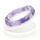 Natural Purple Crystal Bracelet - Costume Jewelry for Women