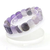 Natural Purple Crystal Bracelet - Costume Jewelry for Women