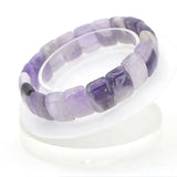 Natural Purple Crystal Bracelet - Costume Jewelry for Women