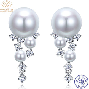 Sapphire Gemstone Earrings 925 Sterling Silver Jewelry