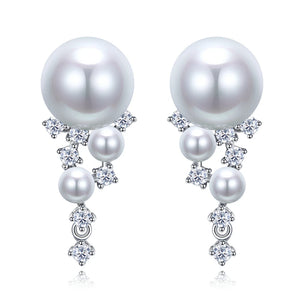 Sapphire Gemstone Earrings 925 Sterling Silver Jewelry
