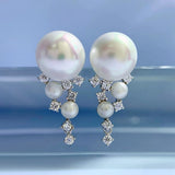 Sapphire Gemstone Earrings 925 Sterling Silver Jewelry