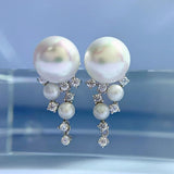 Sapphire Gemstone Earrings 925 Sterling Silver Jewelry