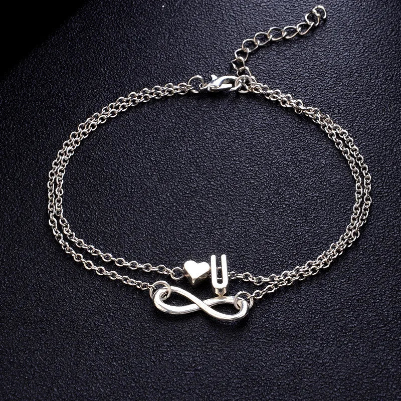 Silver Leg Bracelets For Women Foot Jewelry Silver Feet Chain