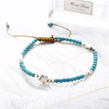 Green Beads Anklet Bohemian Foot Jewelry