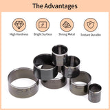 7Pcs Leather Cutting Die Circle Stencil Cutter Punch Set Craft Tools