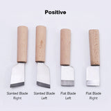 Leather Craft Cutting Skiving Tool High Speed Steel Blade Right/Left Handed