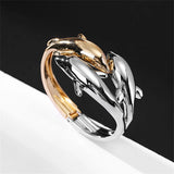 Alloy Dolphin Double Matching Bracelet for Women