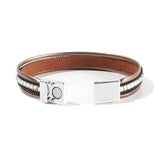 Boho Wrap Leather Multilayer Wide Bling Bracelet for Women