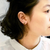 925 Silver Mini Bee Earrings