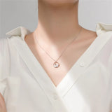 Sweet Romantic Mountain Sea Oath Necklace