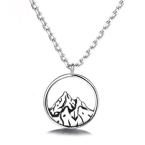 Sweet Romantic Mountain Sea Oath Necklace