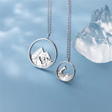 Sweet Romantic Mountain Sea Oath Necklace