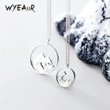 Sweet Romantic Mountain Sea Oath Necklace