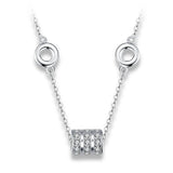 925 Silver Zircon Good Luck Necklace For Women