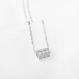 925 Silver Zircon Good Luck Necklace For Women