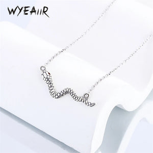 925 Silver Vintage Snake Necklace for Women Party Gift