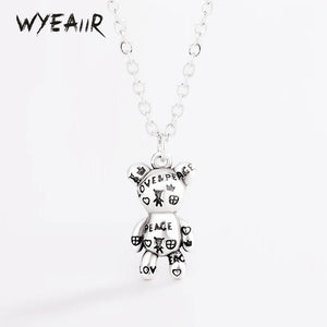 925 Silver Thai Silver Bear Necklace