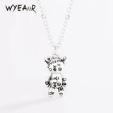 925 Silver Thai Silver Bear Necklace