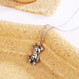 925 Silver Thai Silver Bear Necklace